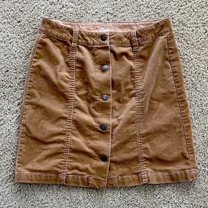 Corduroy skirt